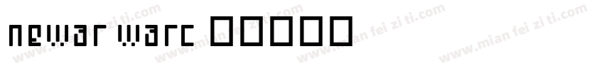 newar warc字体转换